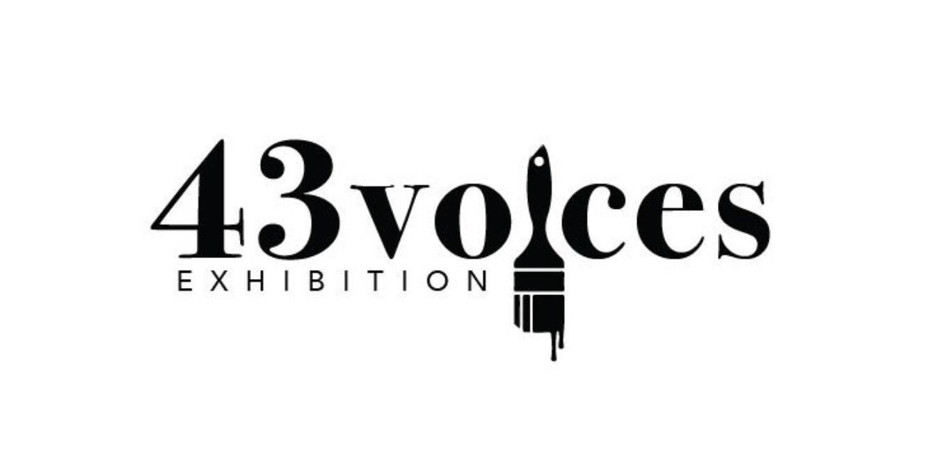 43 Voices Exhibition Logo