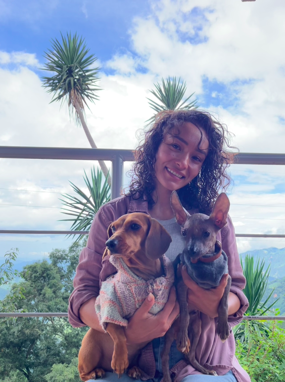 Pam Nanét with Itzia & Ikal